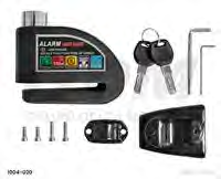 ALARMA DE DISCO C/ SOPORTE NEGRO GDM
