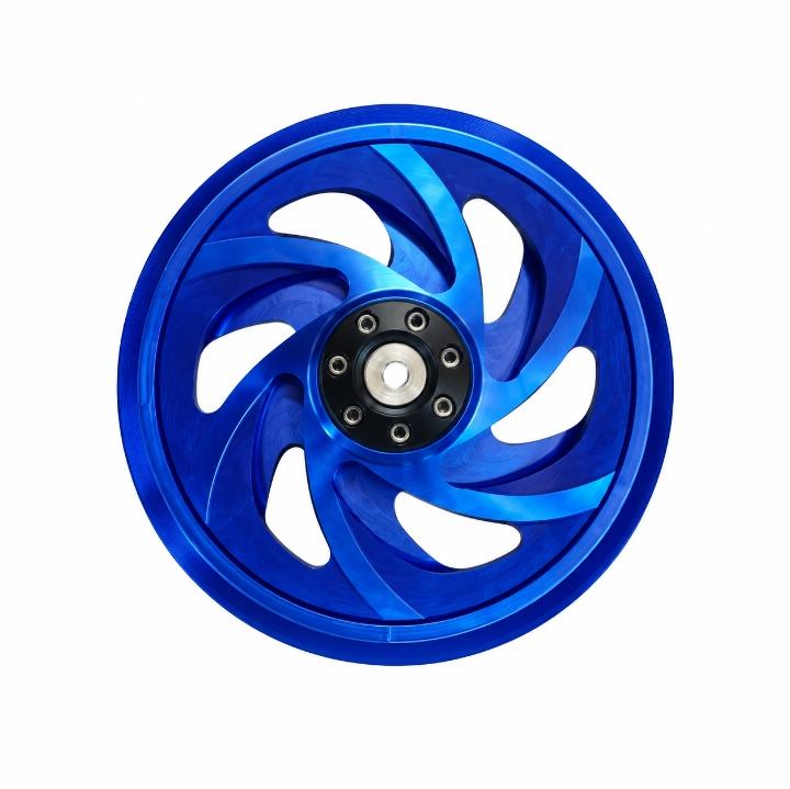 TAPA VOLANTE COMPATIBLE CON CG CNC TUNNING AZUL
