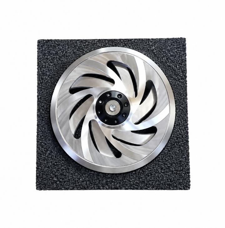 TAPA VOLANTE COMPATIBLE CON CG CNC TUNNING PLATA
