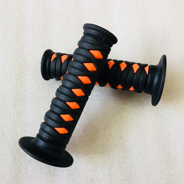 MANIGUETAS NEGRO/NARANJA PAR - STD