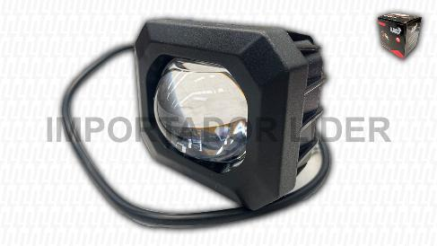 FARO EXPLORADOR 1 LED 6.5*5.5CM 12V UND - STD (BASE 6MM) LUZ  BLANCO/AMBAR.STROBO