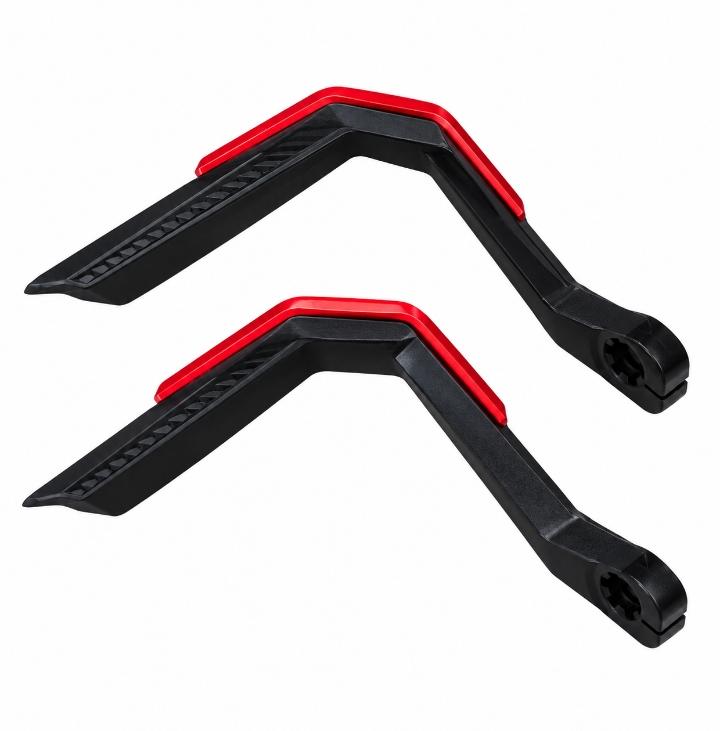 PROTECTOR DE MANO C/CORTA VIENTO UNIVERSAL REFORZADO ROJO PAR - STD