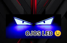 A/ OJOS LED AZUL