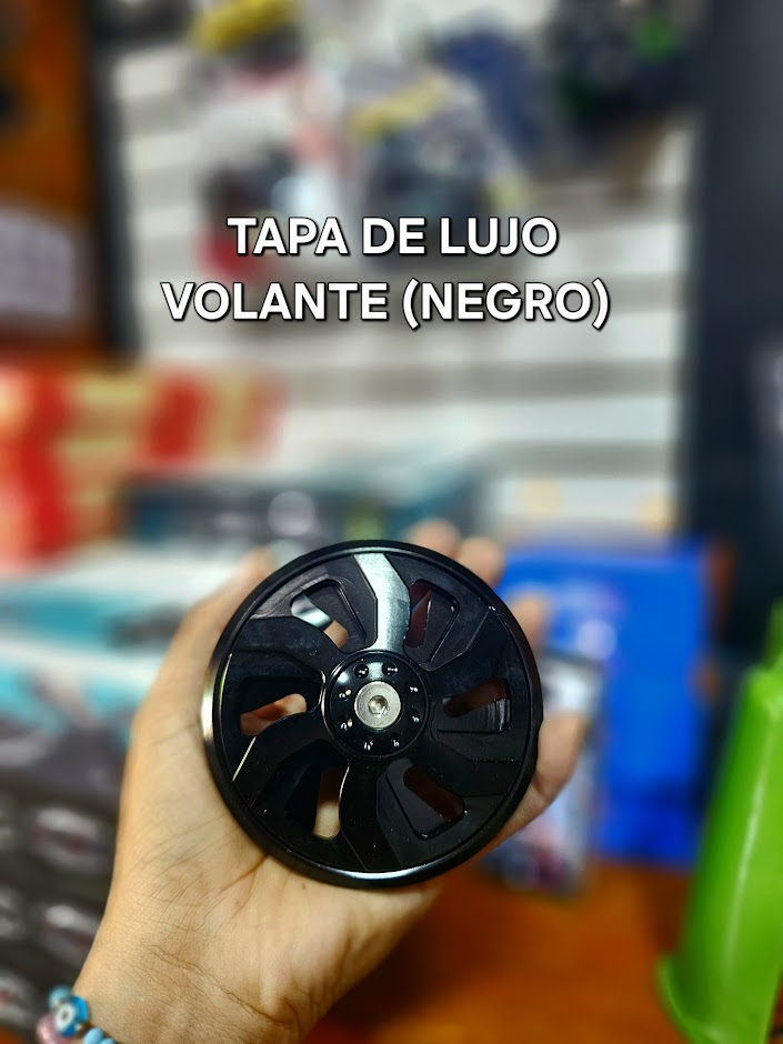 LUJO DE TAPA VOLANTE NEGRO UND - COMPATIBLE CON CG/STD