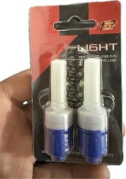 LUCES LED PITON VALVULA LLANTAS AZUL
