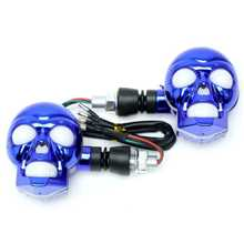 FARO DIRECCIONAL LED CALAVERA AZUL