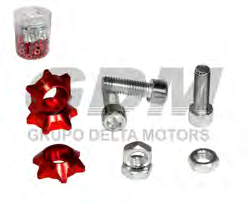 PERNO UNIVERSAL ESTRELLA ROJO X100 GDM