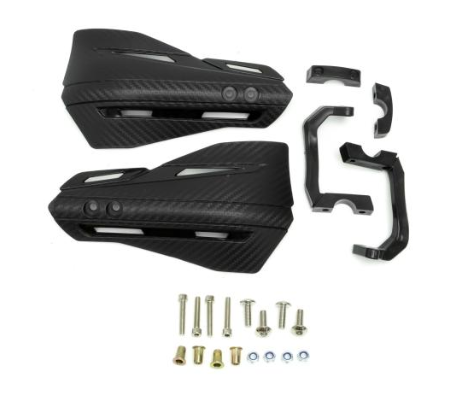 PROTECTOR MANO NEGRO C/SOPORTE PLASTICO
