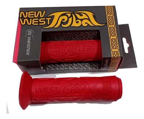 MANUBRIO NEW WEST TRIBAL GEL ROJO