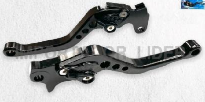MANIJAS RACING R/L NEGRO C/REGULADOR PAR - ZHF-16Z COMPATIBLE CON FZ-16