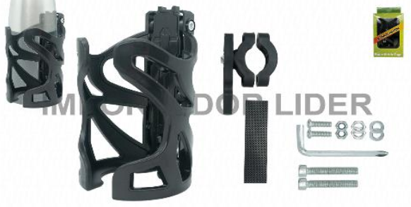 PORTA VASO PARA MOTO ABS NEGRO D/ABRAZADERA UND - STD