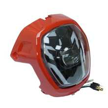 FARO DELANTERO LED REDONDO C/CARCASA NEGRO
