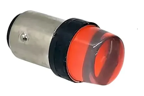 FOCO POSTERIOR LED ROJO DE SILICONA (STROBO) 12V PAR - STD