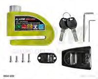 ALARMA DE DISCO C/ SOPORTE AMARILLO GDM