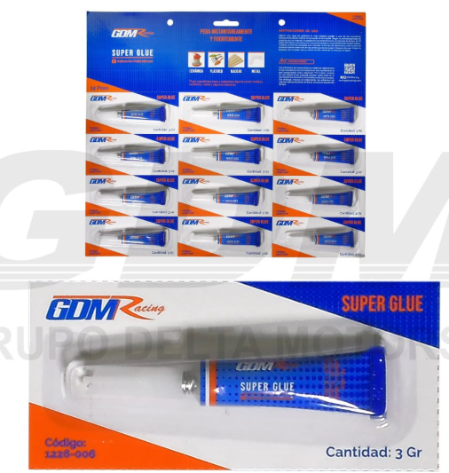 SUPER GLUE X12PCS 3G GDM