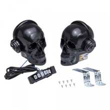 KIT RADIOS LED CALAVERA NEGRO