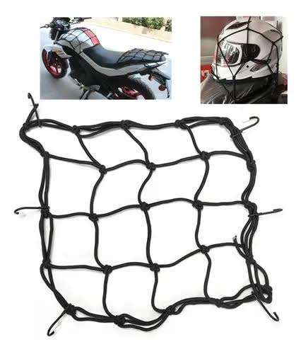 MALLA REFLECTIVA PARA CASCO (NEGRO) PARA MOTOCICLISTA STD 