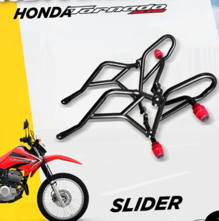 SLIDER NEGRO 4 TOPES XR250 TORNADO