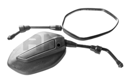 ESPEJO CBF150(HILO DER-IZQ.10MM)NEGRO
