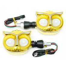 FARO DIRECCIONAL LED T/BUHO DORADO
