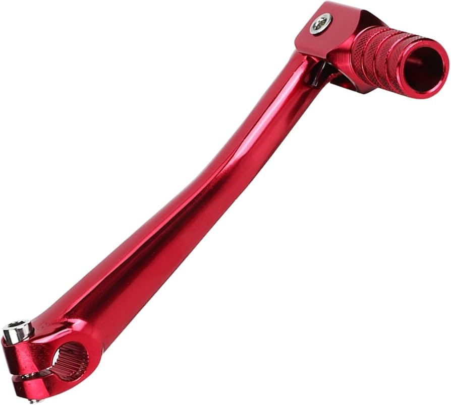 PEDAL CAMBIO ALUMINIO ROJO