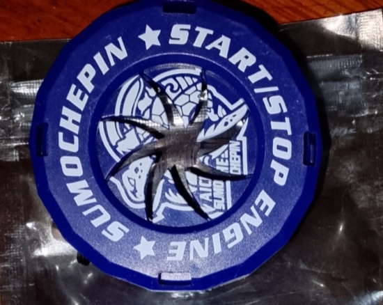 CUBIERTA PROTECTOR AZUL DE CHAPA DE CONTACTO 