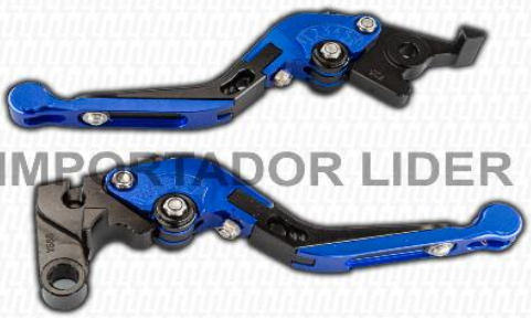 MANIJAS RACING IZQ/DER AZUL AJUSTABLE PAR - STD