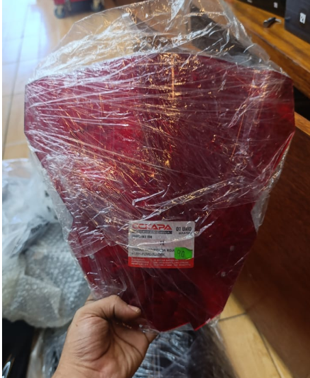 VISERA CUPULA FZ MODIFICADA ROJO