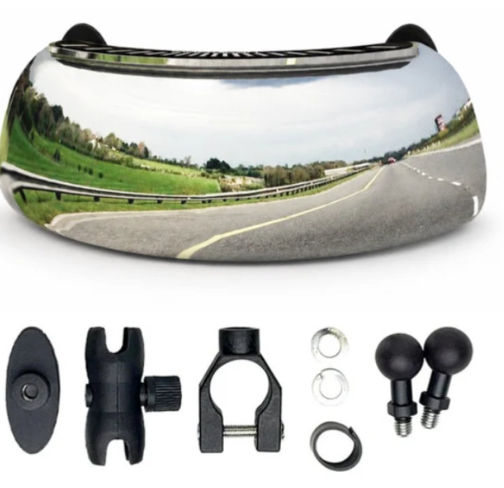 ESPEJO RETROVISOR DE 180 GRADOS PARA MOTOCICLETA 