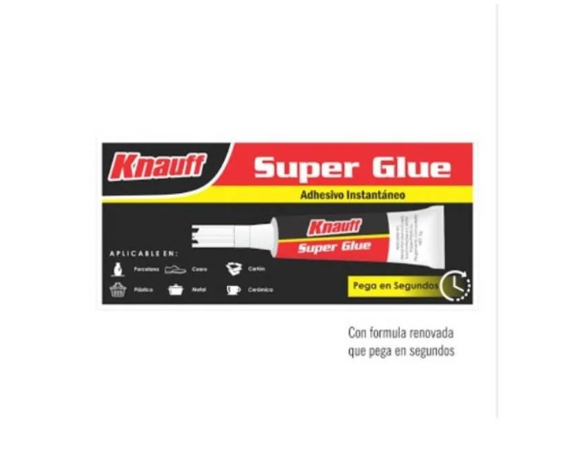 SUPER GLUE INSTANTANEO 1.5GR KNAUF