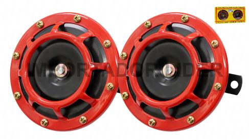 CLAXON 12V ROJO MDLO-01 UND - STD