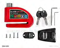 ALARMA DE DISCO C/ SOPORTE ROJO PROFESIONAL