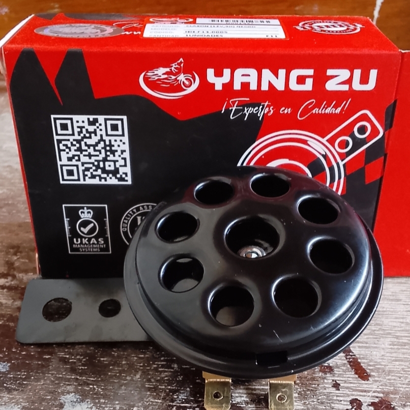 CLAXON(12V, 9H)NEGRO