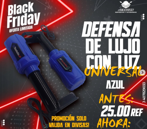 SLIDER ANTICAIDA AZUL CON LUZ LED PAR - STD