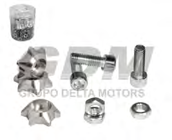 PERNO UNIVERSAL ESTRELLA PLATA X100 GDM