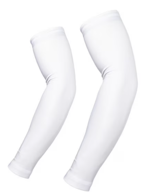 MANGAS DE PROTECCIÓN (BLANCO) CON PROTECTOR DE CODOS