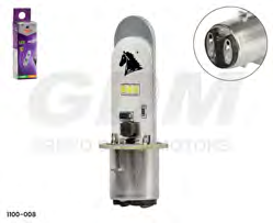 FOCO STALLION LED GL BA20D 6500K