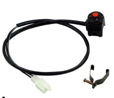 INTERRUPTOR PULSADOR APAGADO RAPIDO CRF230 ROJO