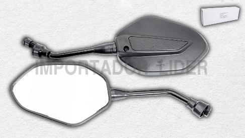 ESPEJO NEGRO 10MM (LADO INVERTIDO) PAR - CZHB-150 COMPATIBLE CON CB-150