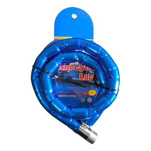 CADENA SEGURIDAD 20MM*150CM AZUL UND - STD