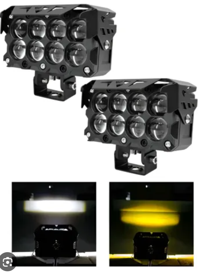 FARO LED CUBO 8X8 C/VENTILADOR LED/ BLANCO 
