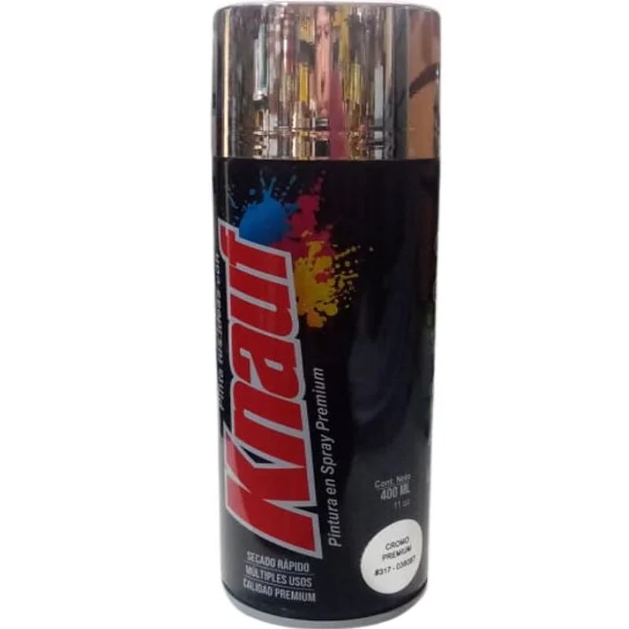 PINTURA SPRAY CROMO PREMIUM 375 ML UND KNAUF
