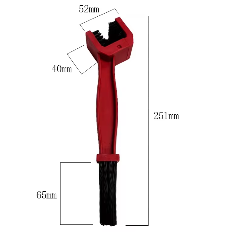 CEPILLO LIMPIA CADENA ROJO HAISSKY