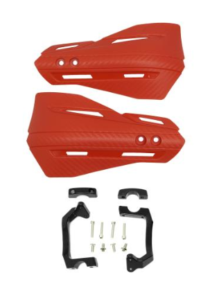 PROTECTOR MANO ROJO C/SOPORTE ALUMINIO