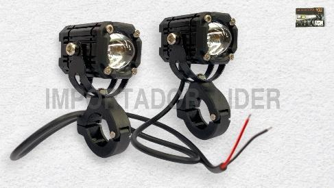 FARO EXPLORADOR CUADRADO DUAL 20W 5*3.5CM PAR - STD (LUZ BLANCO/AMBAR.  STROBO)