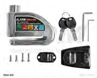 ALARMA DE DISCO C/ SOPORTE CROMADO PROFESIONAL