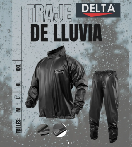 CONJUNTO LLUVIA DELTA FLEX TALLA M
